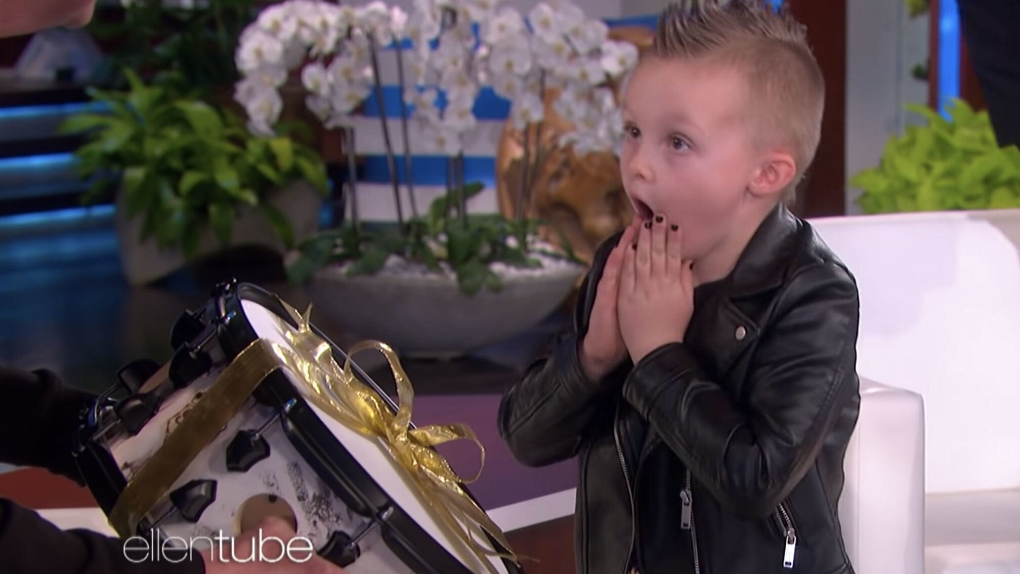 7-Year-Old Heavy SJC Family Caleb Hayes on The Ellen Show!