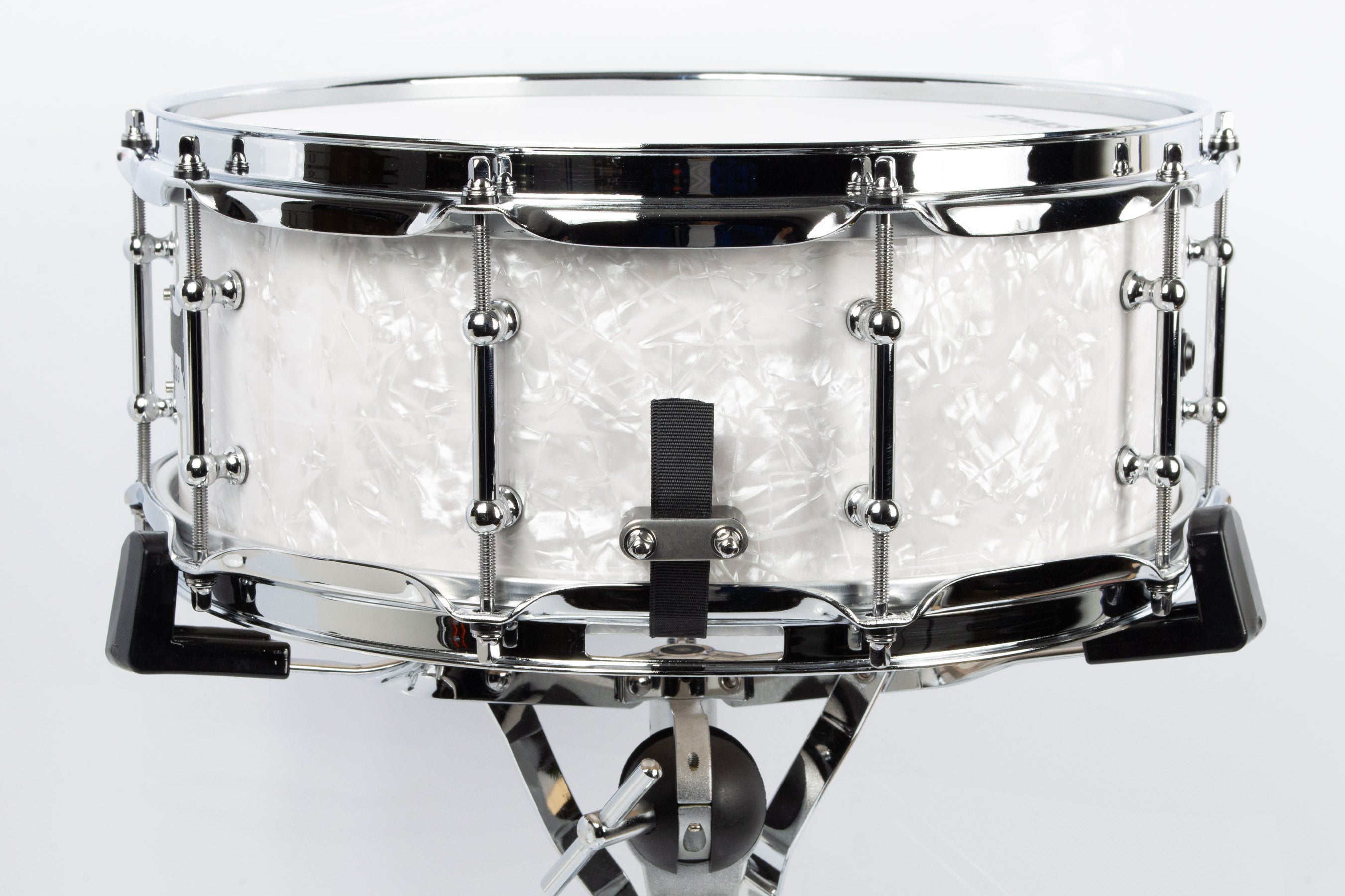 Builder's Choice - White Pearl 5.5x14 12ply Maple Snare