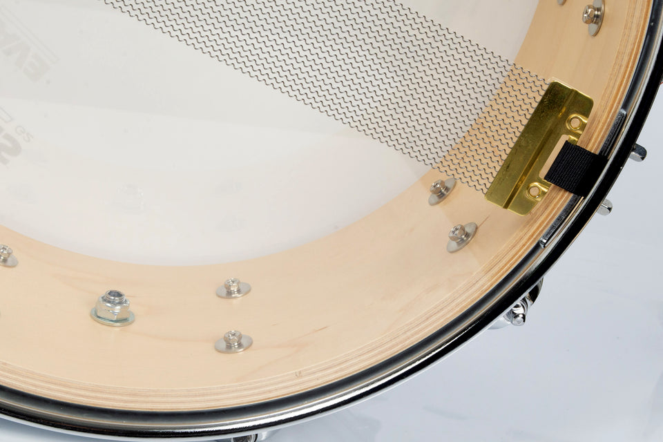 Builder's Choice - White Pearl 5.5x14 12ply Maple Snare