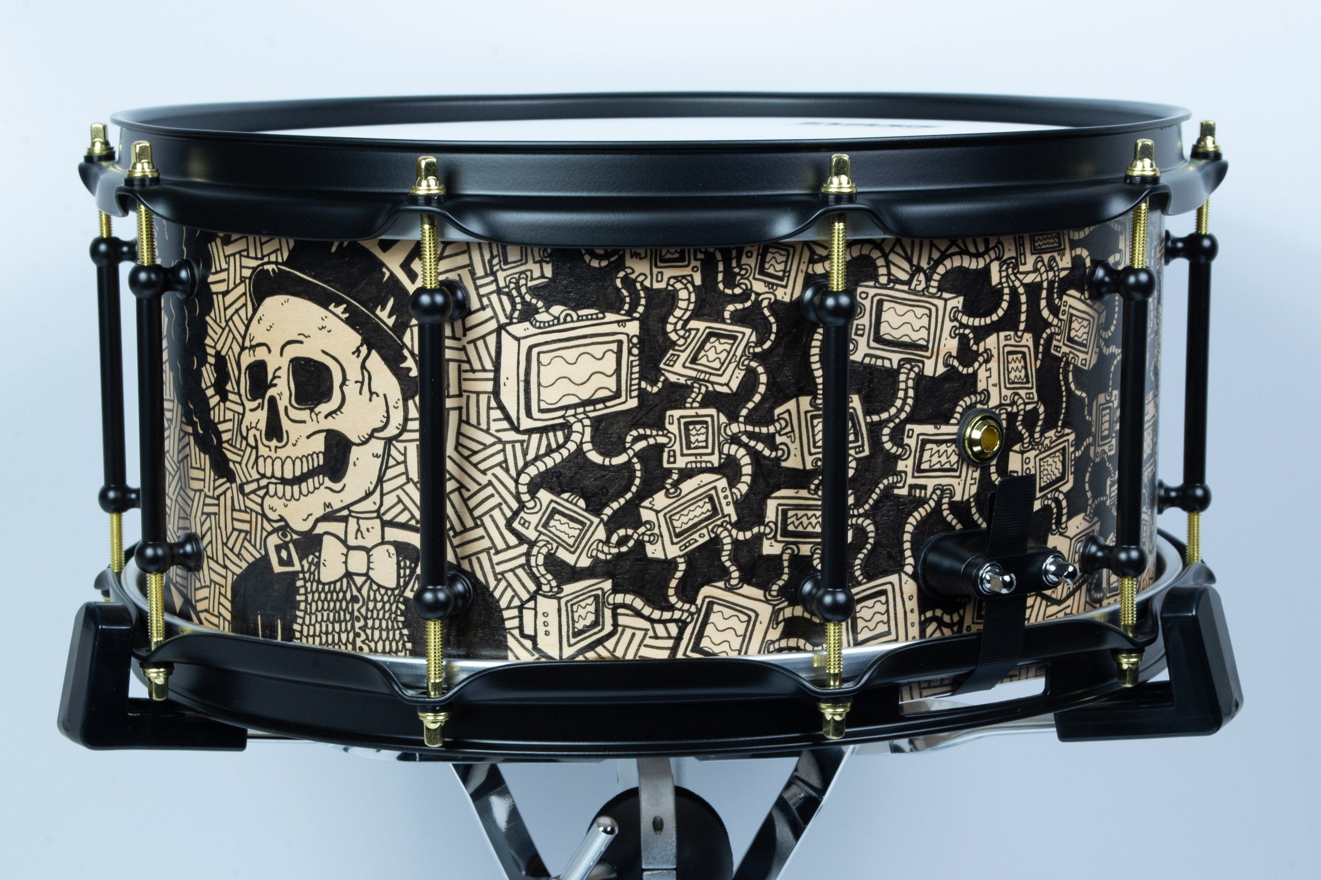 Builder's Choice - Hunter Freese Hand Painted 6.5x14 Snare